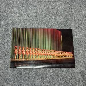 1966 Radio City Music Hall Vintage GIANT (6”x 9”) Post Card The Rockettes Rare